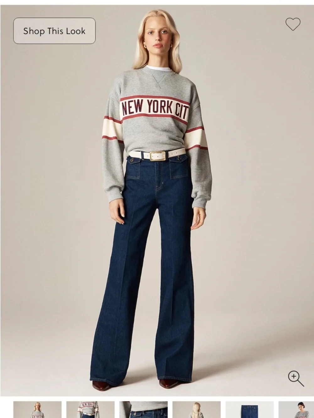 Petite vintage flare jean with flap pockets size 29p jeans from j crew - Picture 3 of 4